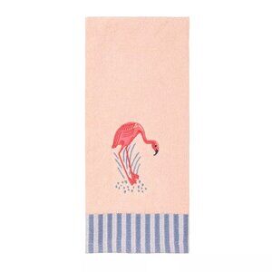 Celebrate Together Summer Flamingo 100% Cotton Hand Towel 16" x 25"